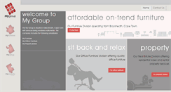 Desktop Screenshot of mygroup.co.za