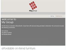 Tablet Screenshot of mygroup.co.za